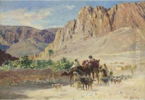 Caravane Dans Le Desert