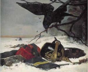 Apres La Bataille by Eugene-Alexis Girardet