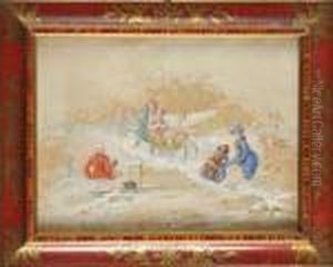 Jeux D'hiver by Jules Girardet