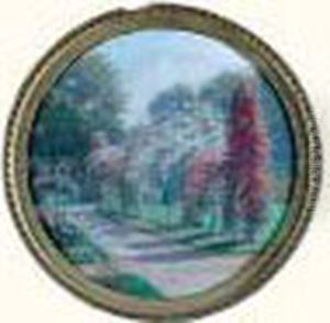 vue D'un Jardin by Jules Girardet