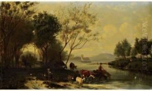 Bord De Lac Anime by Karl Girardet