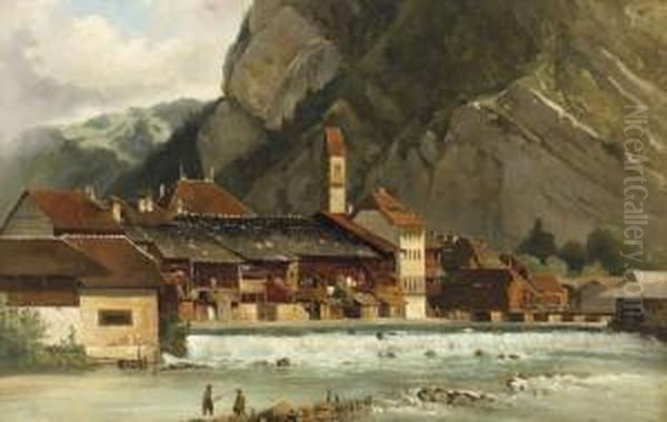 Ansicht Von Unterseen. - view 1