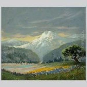Californiamountain Landscape by Frank J. Girardin