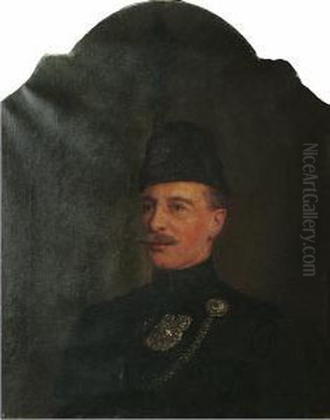 An Officer Of The Rifle Brigade Wearing Ceremonial Uniform - view 1