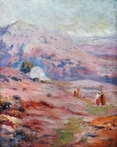 Dans Lesmontagnes Roses, Maroc