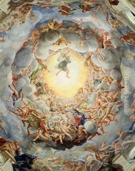 Assumption of the Virgin, from the ceiling of the dome, 1526-30 - view 1