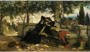 La Confidence by Eugene Pierre Francois Giraud
