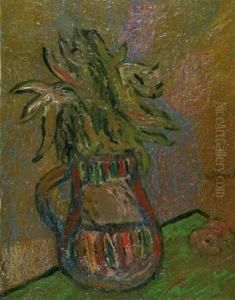 Blumenvase. by Pierre Paul Girieud