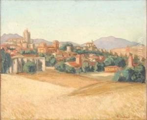 Avila, La Cathedrale Et La Sierra,1934