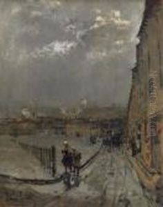 Terrenoire Sous La Pluie by David Eugene Girin