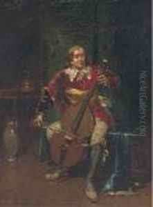 The Cello Player by David Eugene Girin