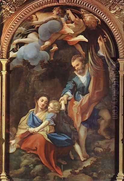 Madonna della Scodella 1525 by Antonio Allegri da Correggio