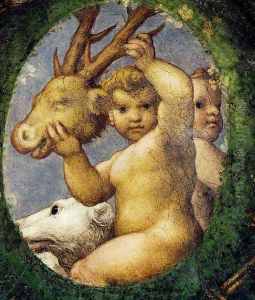 Putto With Hunting Trophy
