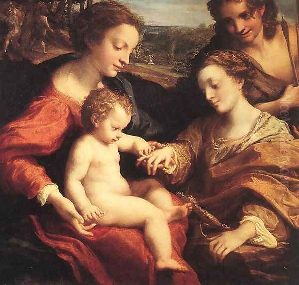The Mystic Marriage of St. Catherine of Alexandria, c.1526-27 - view 1