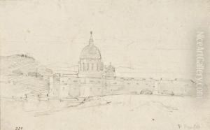 Vue Du Vatican Prise De La Villa Pamphili by Andre Giroux