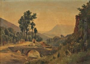Paysage Au Petit Pont by Andre Giroux