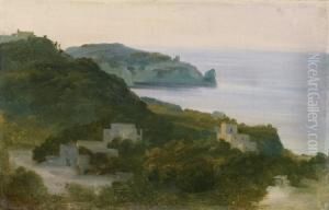 Paysage Du Sud De L'italie by Andre Giroux