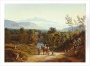 Promenade En Famille by Andre Giroux