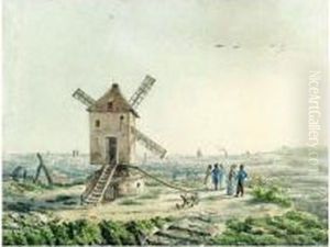 Vue De Paris Depuis Montmartre by Andre Giroux
