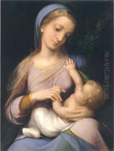Madonna Campori, scene Madonna