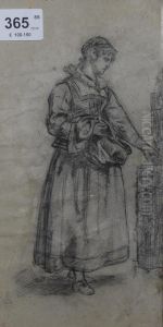 Contadina Disegno by Bartolomeo Giuliano