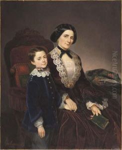 Ritratto Di Madre E Figlio by Bartolomeo Giuliano