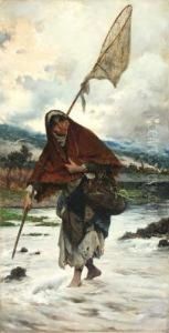 Pescatrice Di Fiume by Bartolomeo Giuliano