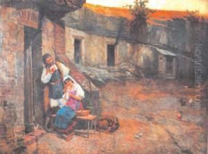 Idillio Sull""aia by Bartolomeo Giuliano