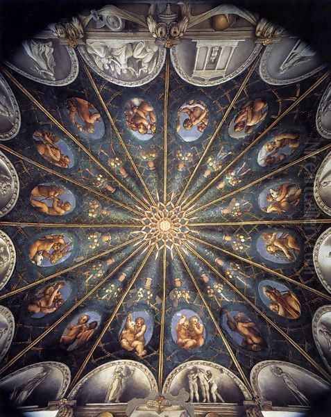Ceiling of the Camera di San Paolo - view 1