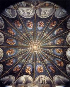 Ceiling of the Camera di San Paolo by Antonio Allegri da Correggio