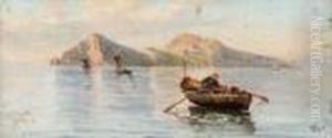 Scena Di Pesca by Guglielmo Giusti