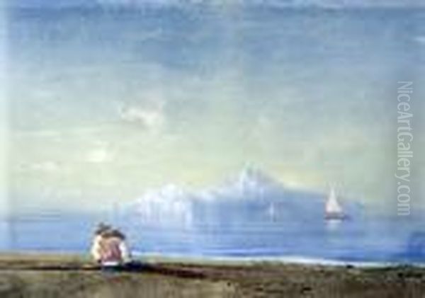 Fisherfolk On The Shore - view 1