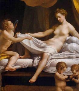Danae (detail) by Antonio Allegri da Correggio