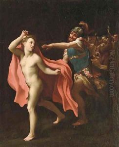 The Betrayal of Christ, with a soldier in pursuit of Mark the Evangelist by Antonio Allegri da Correggio
