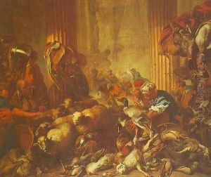 Christ Chasing the Moneylenders from the Temple by Giovanni Benedetto Castiglione