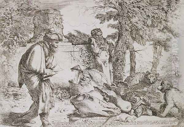 Diogenes Searching for an Honest Man - view 1
