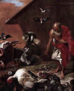 In Front of Noah's Ark (detail) c. 1650 by Giovanni Benedetto Castiglione