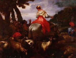 Rebecca Led by the Servant of Abraham, c.1650