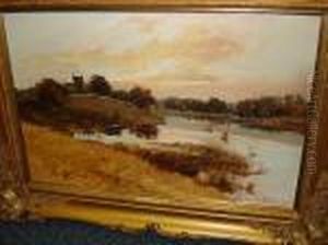 River Scene by John Hamilton Glass