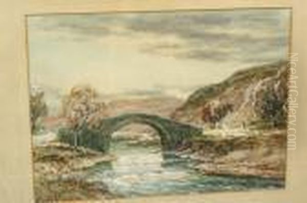 An Old Roman Bridge, Pitlochry, Perthshire - view 1