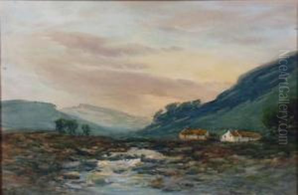 Perthshire Farm, Evening - view 1