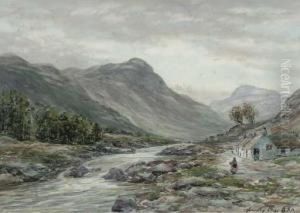 Evening In A Perthshire Glen by John Hamilton Glass