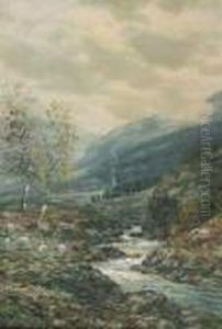 A River Gorge In The Highlands by John Hamilton Glass