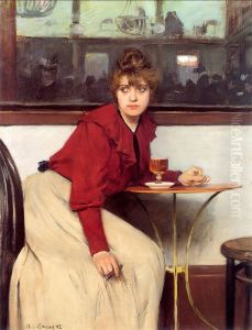 Chica in a Bar, 1892 by Ramon Casas