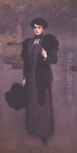 Portrait of Dolores Vidal by Ramon Casas