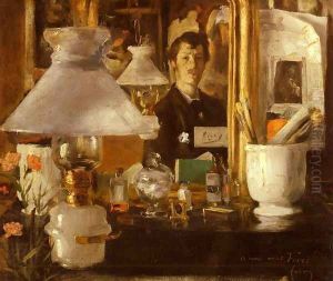 Autoportrait Dans L'Atelier (Self Portrait in the Atelier) by Ramon Casas