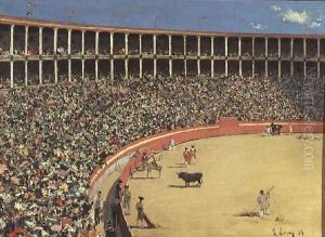 The Bullfight, 1884 by Ramon Casas