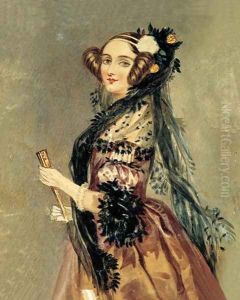 Augusta Ada King, Countess of Lovelace (1815-52), (2), 1852 by Alfred-Edward Chalon
