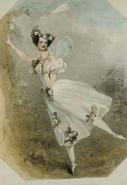 Marie Taglioni (1804-84) in 'Flore et Zephire', c.1830 - view 1