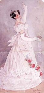 Angelica Catalani (1780-1845) in 'Il Fanatico', 1824 by Alfred-Edward Chalon